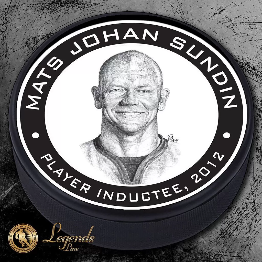 2012 Mats Sundin - NHL Legends Textured Puck