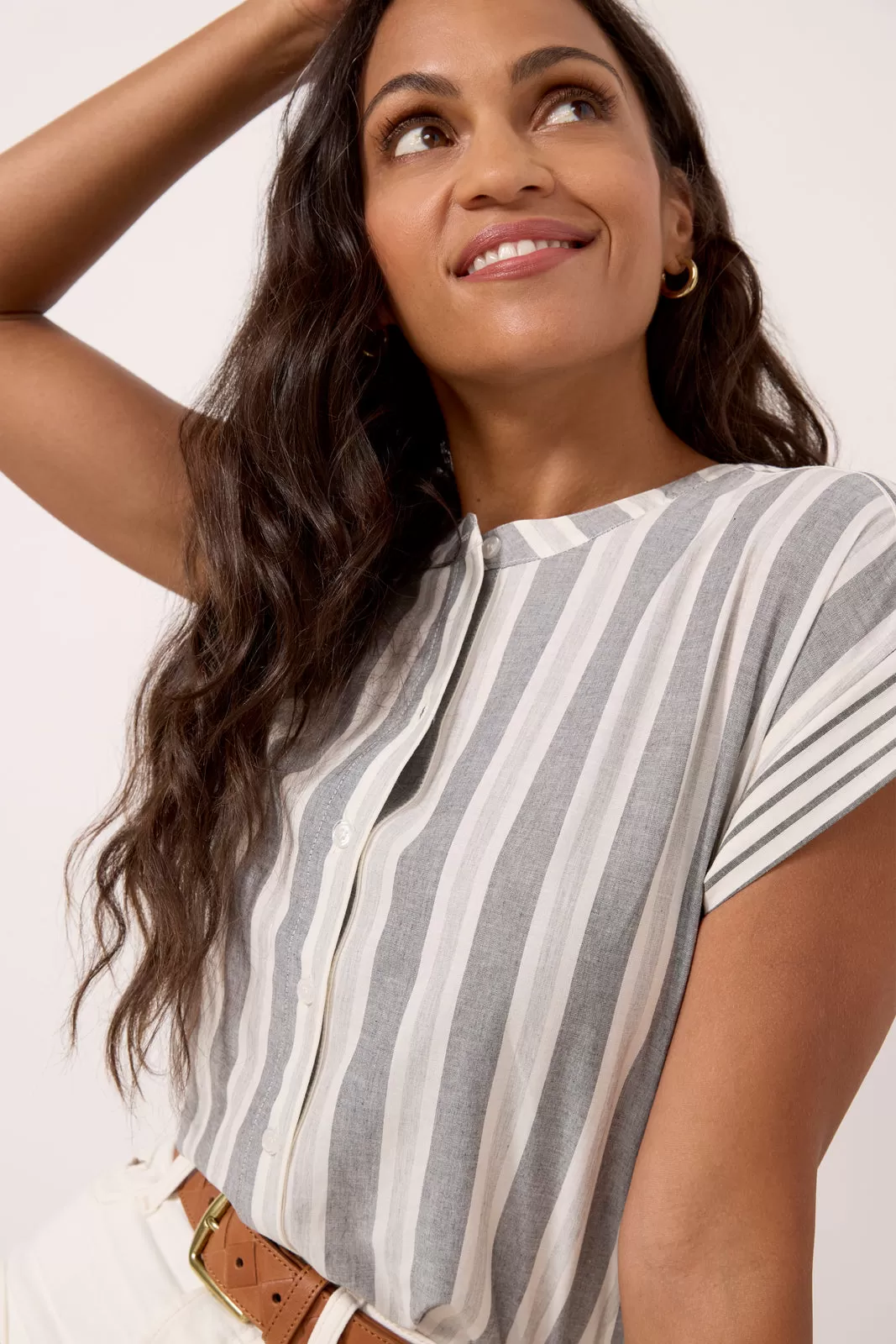 Addison Stripe Mix Shirt