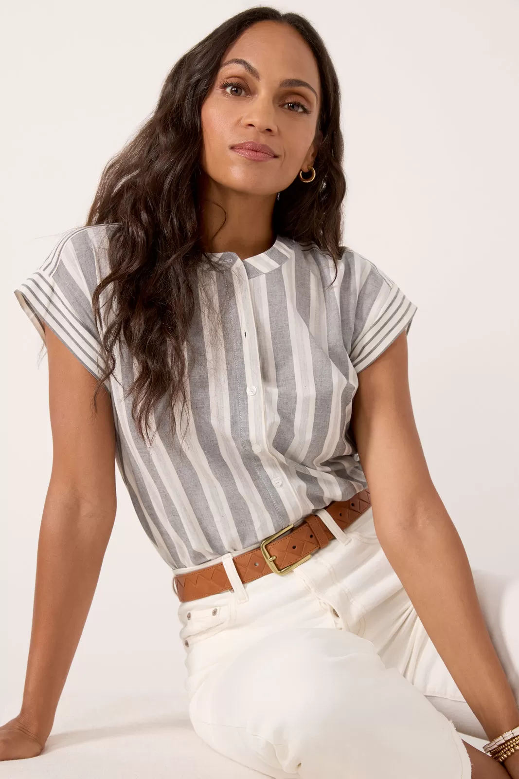 Addison Stripe Mix Shirt