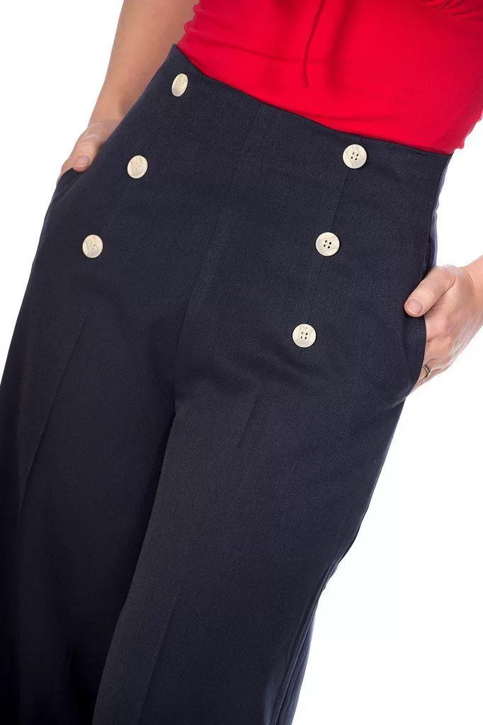 Adventures Ahead Button Trouser