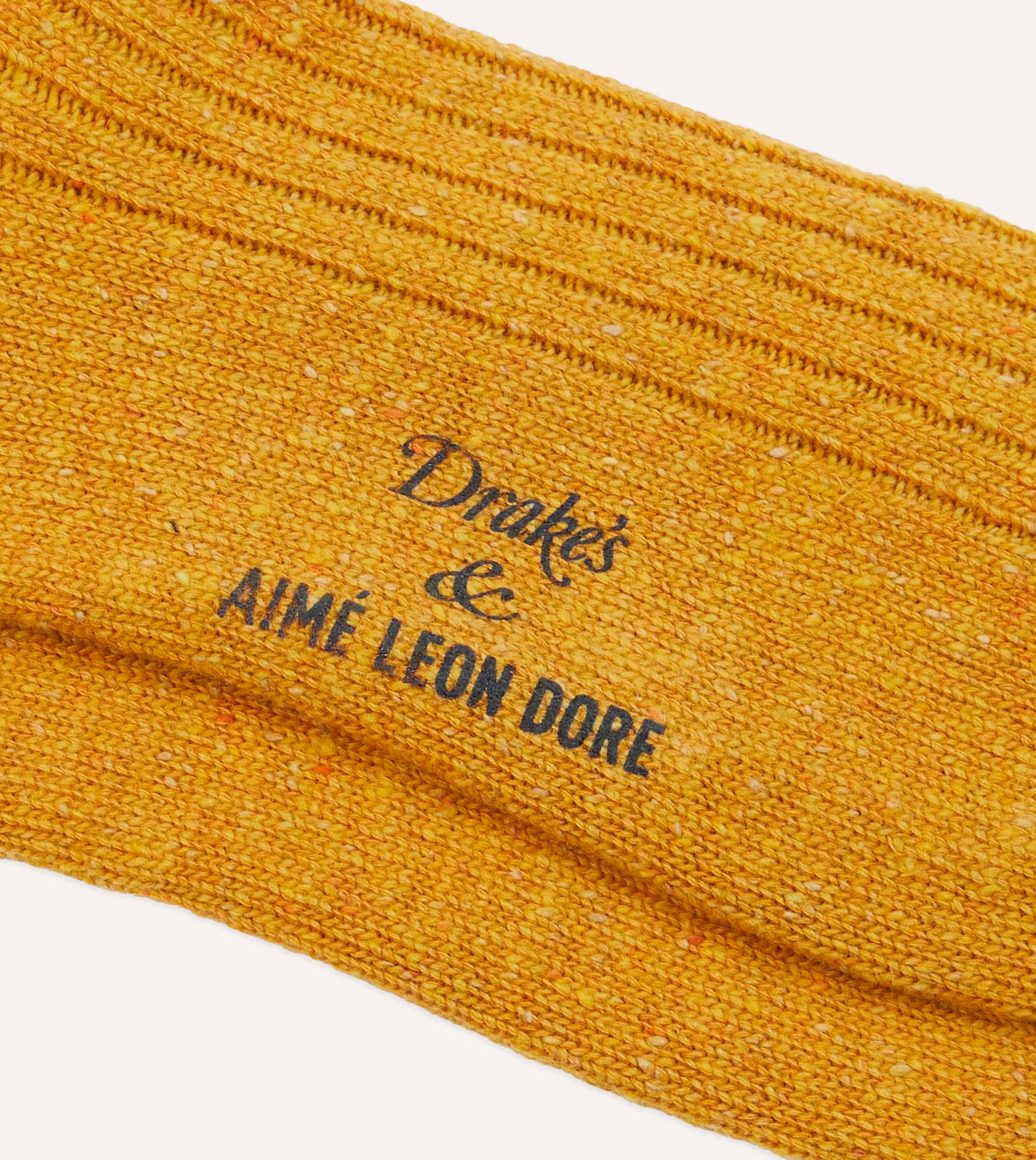 ALD / Drake's Striped Donegal Wool Sock