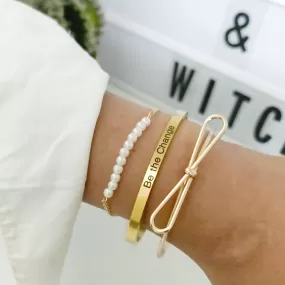 Aria Set of 3 Gold Bracelets