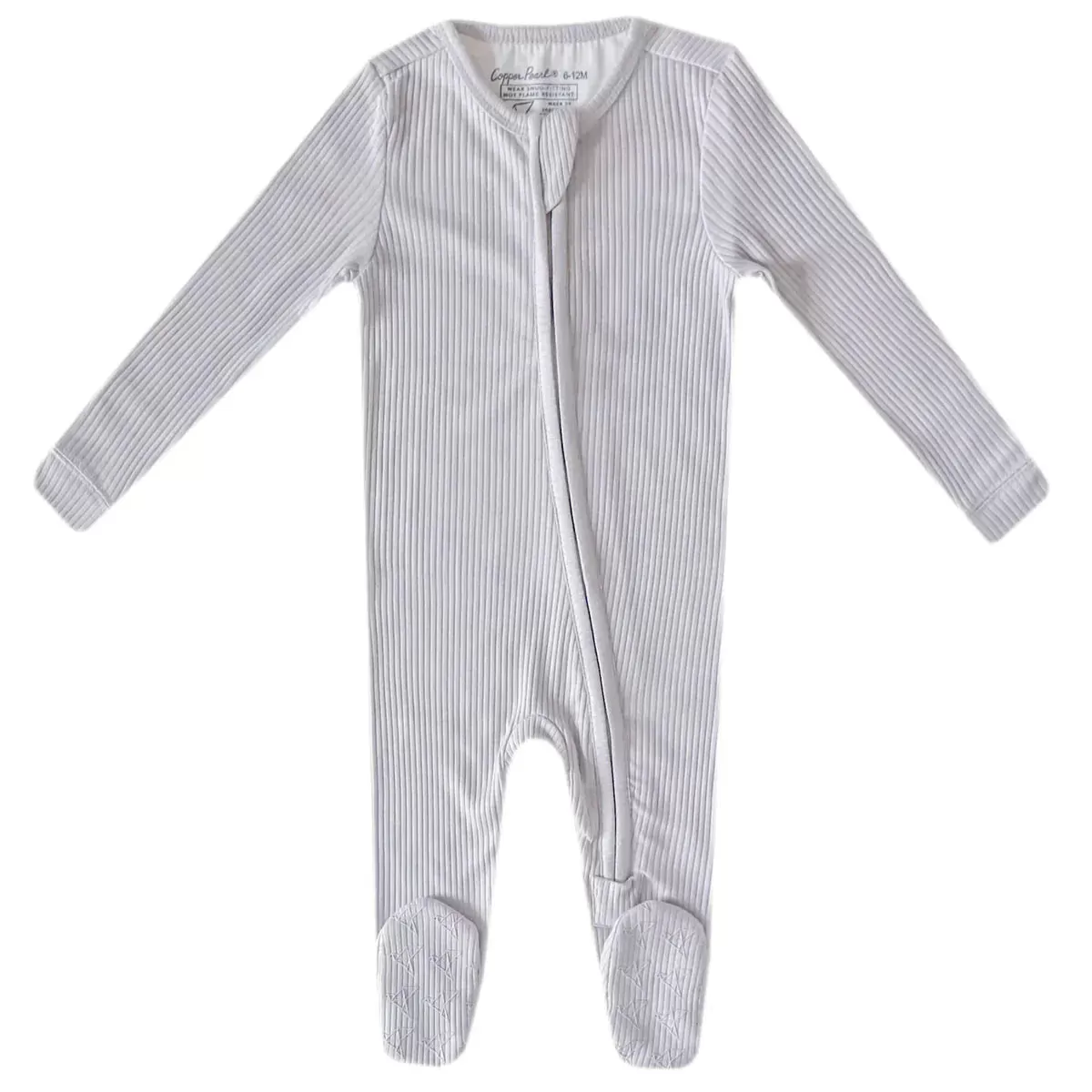 Ash Zip-up Footie 12-18mo