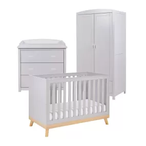 Babymore Mona Mini 3 Piece Room Set - Grey