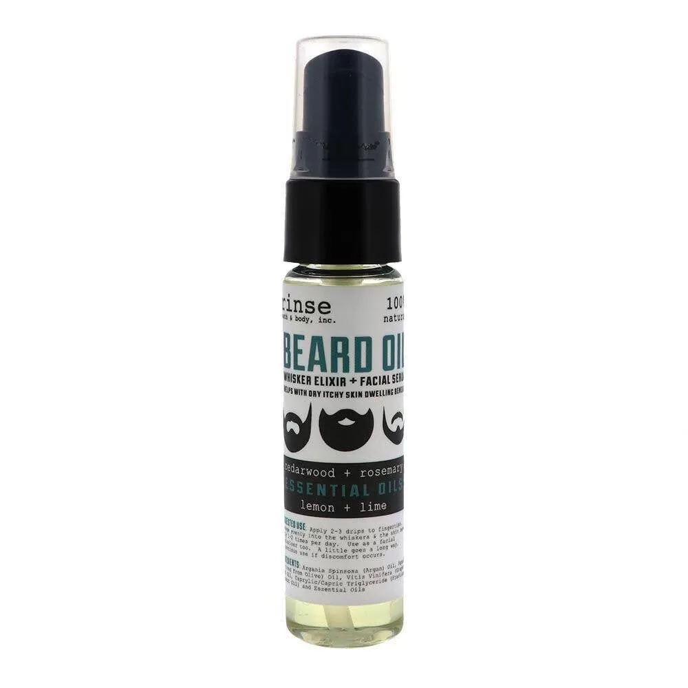 Beard Oil (Skin & Whisker Elixer) in Cedarwood & Rosemary