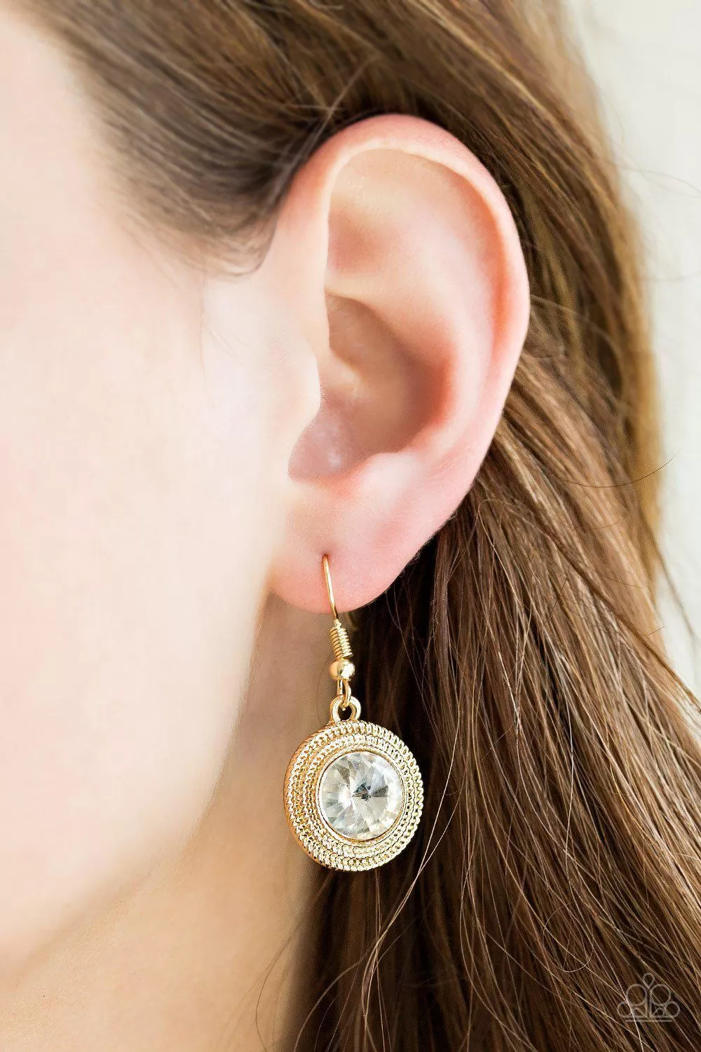 Beginners Luxe Gold Earrings - Paparazzi Accessories