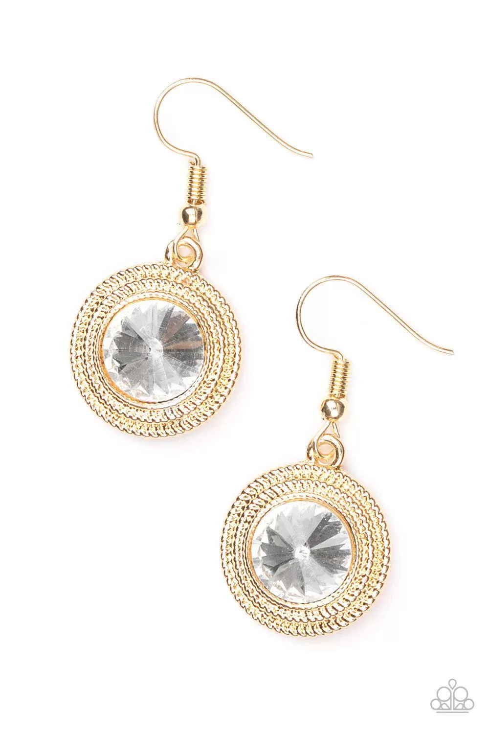 Beginners Luxe Gold Earrings - Paparazzi Accessories