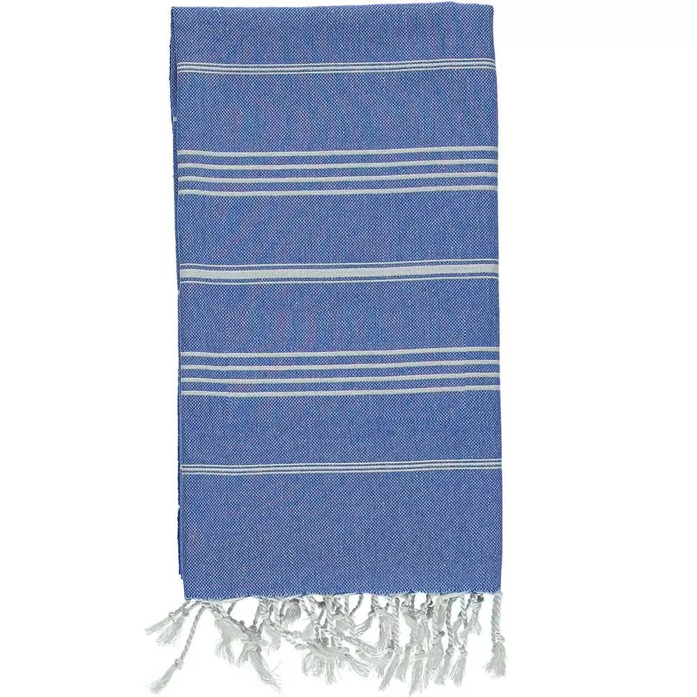 Blues 100% Cotton Turkish Towel