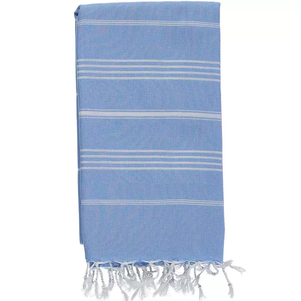 Blues 100% Cotton Turkish Towel