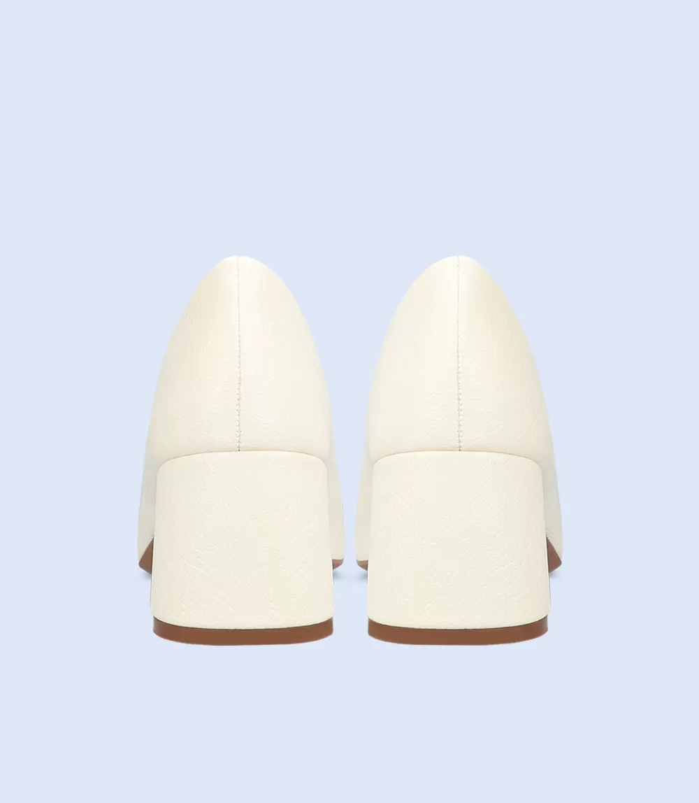 BW8619-IVORY-Women Casual Court Shoes