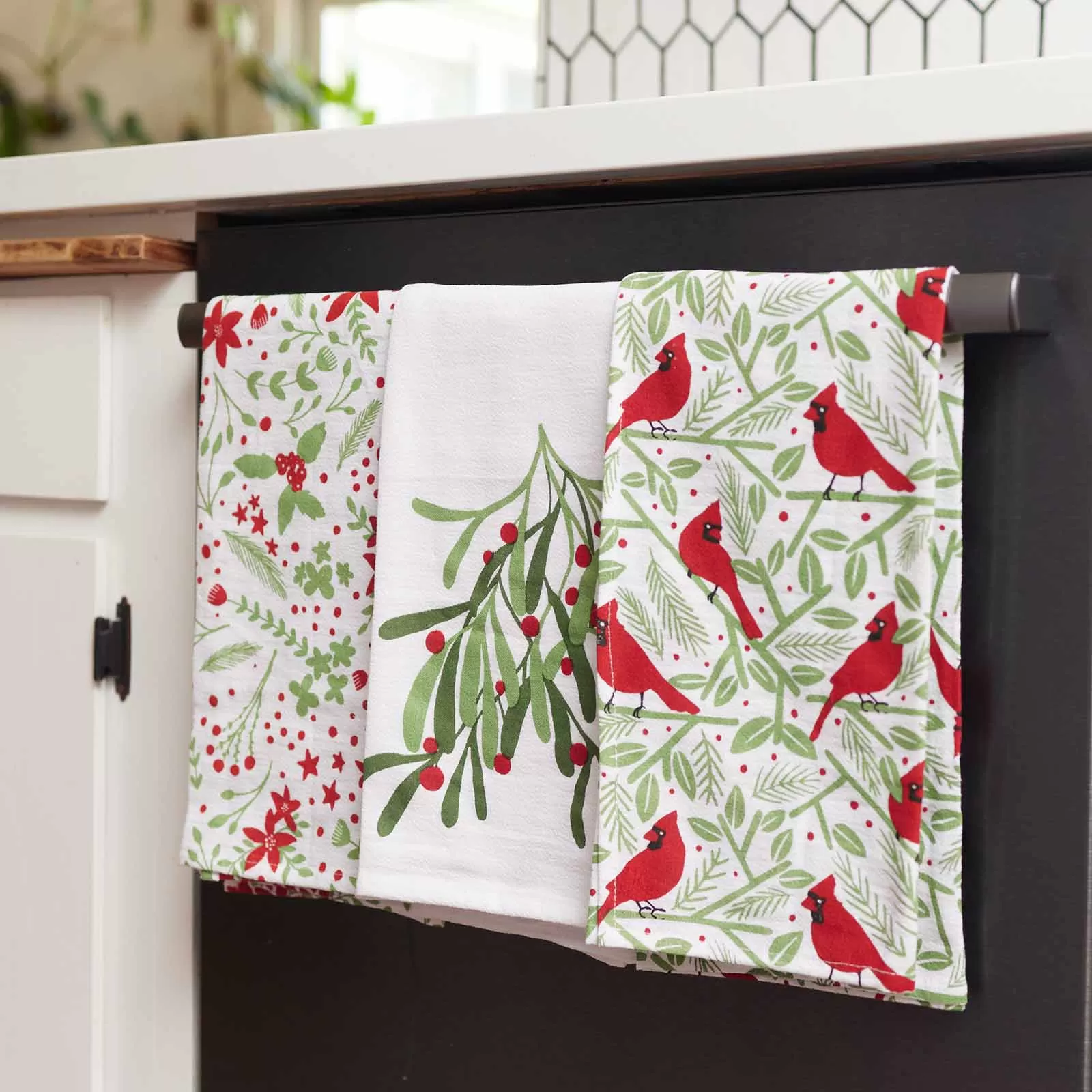 Cardinals Cotton Kitchen Towels (Set of 3)