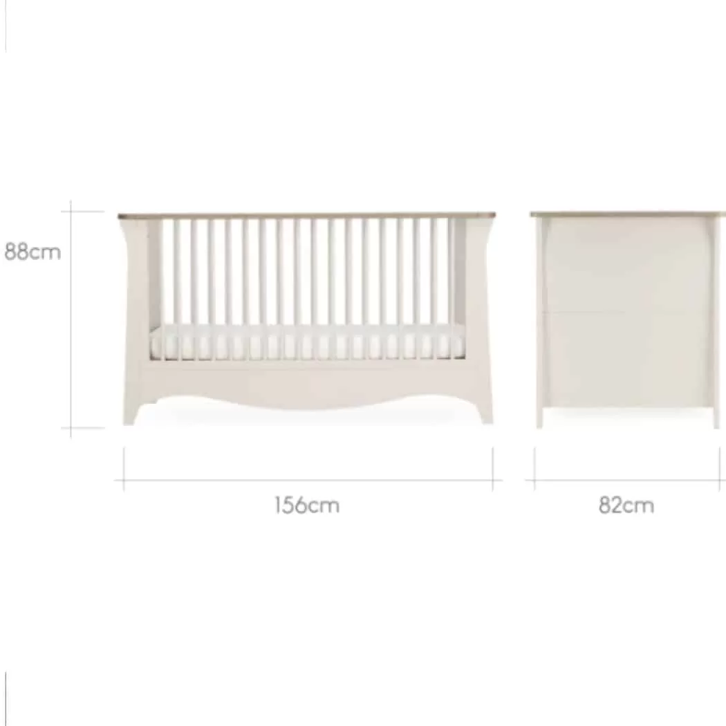 CuddleCo Clara Cot Bed - Cashmere