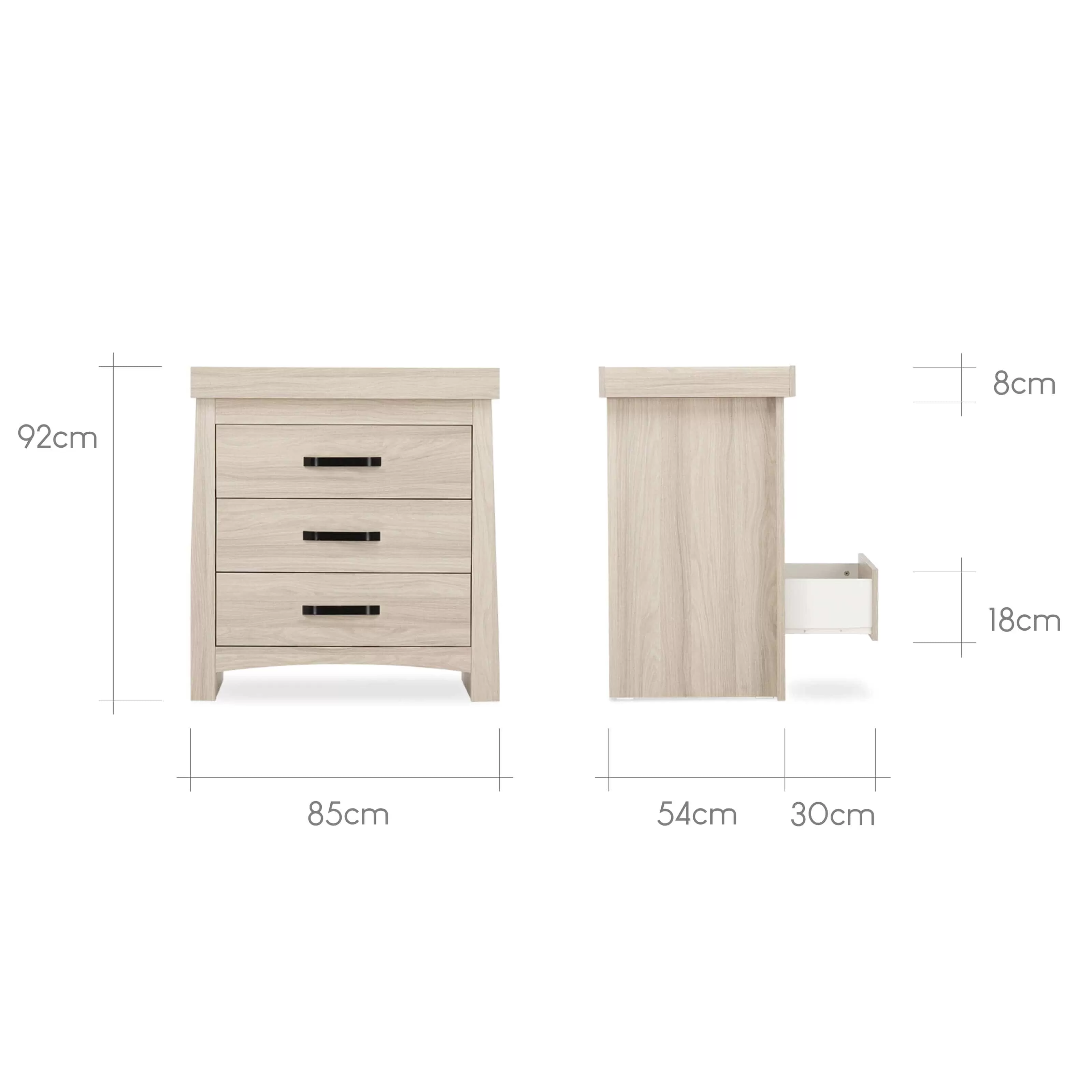 CuddleCo Isla 2Pc Furniture Set -  Ash