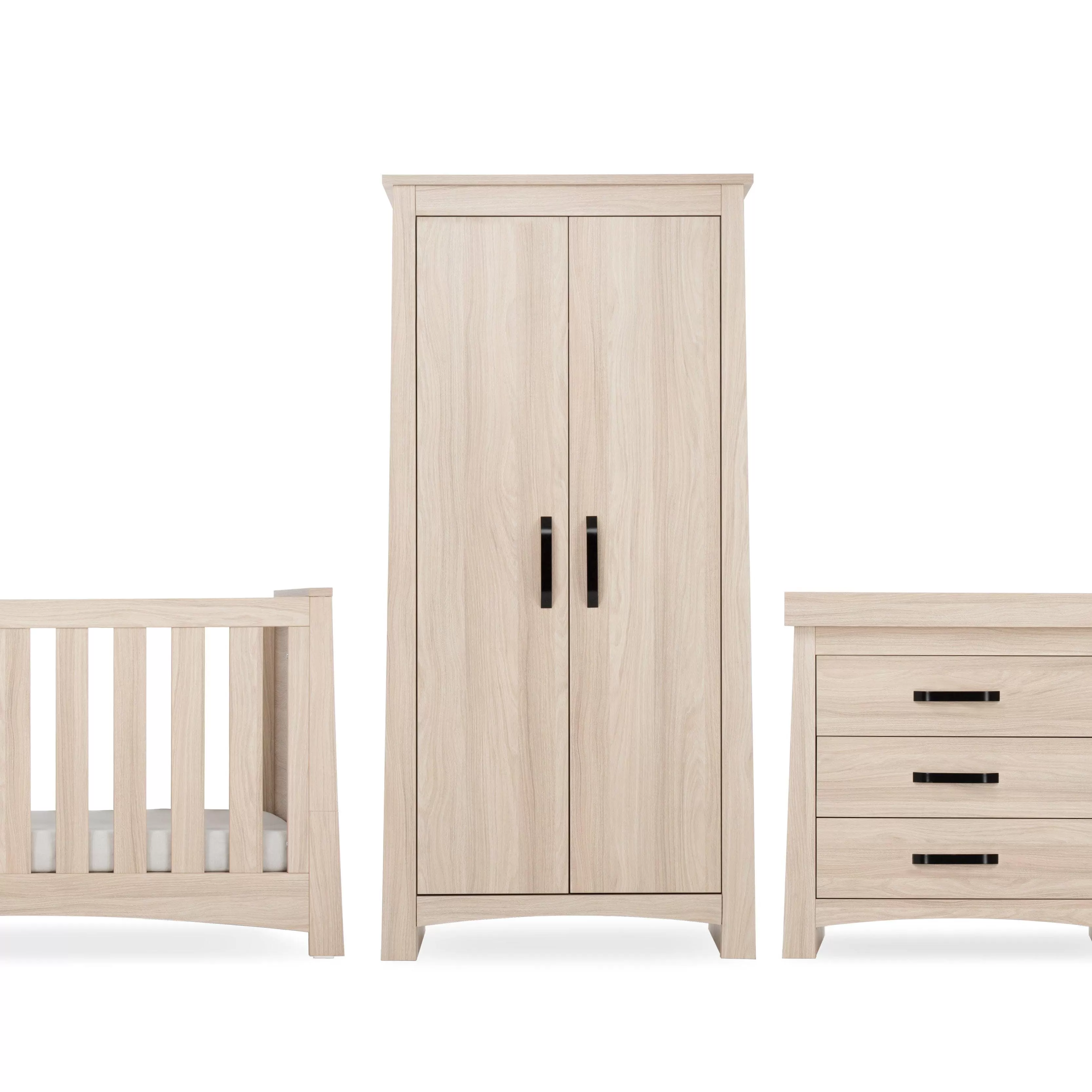 CuddleCo Isla 3Pc Furniture Set - Ash