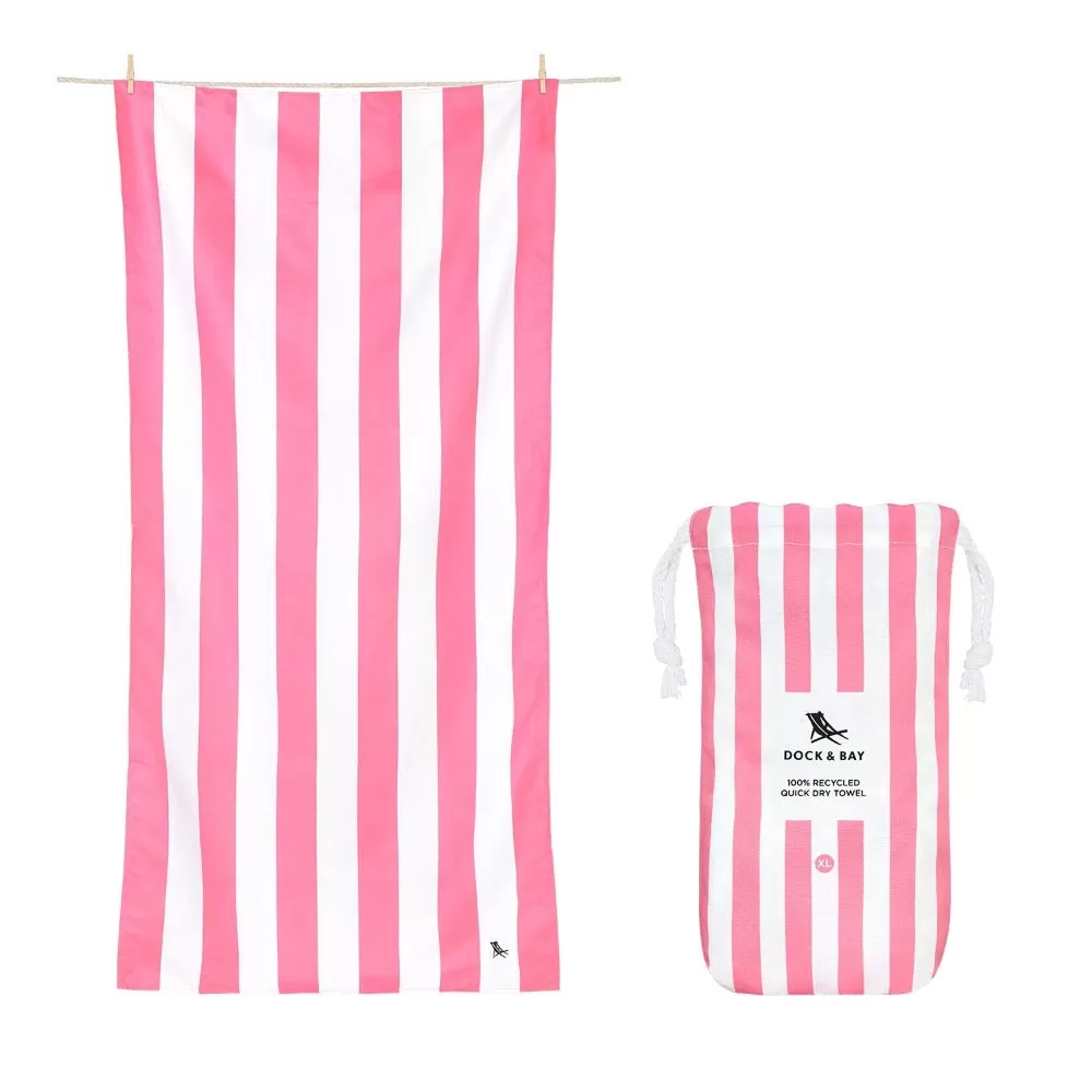 Dock and Bay XL Phi Phi Pink Beach Towel