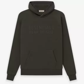 Fear Of God Essentials Hoodie (Off Black)