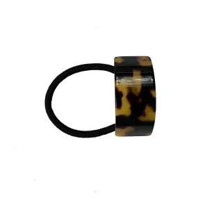 Ficcare Rectangle French Acetate Decorative Ponytail Holder in Yellow Tokyo