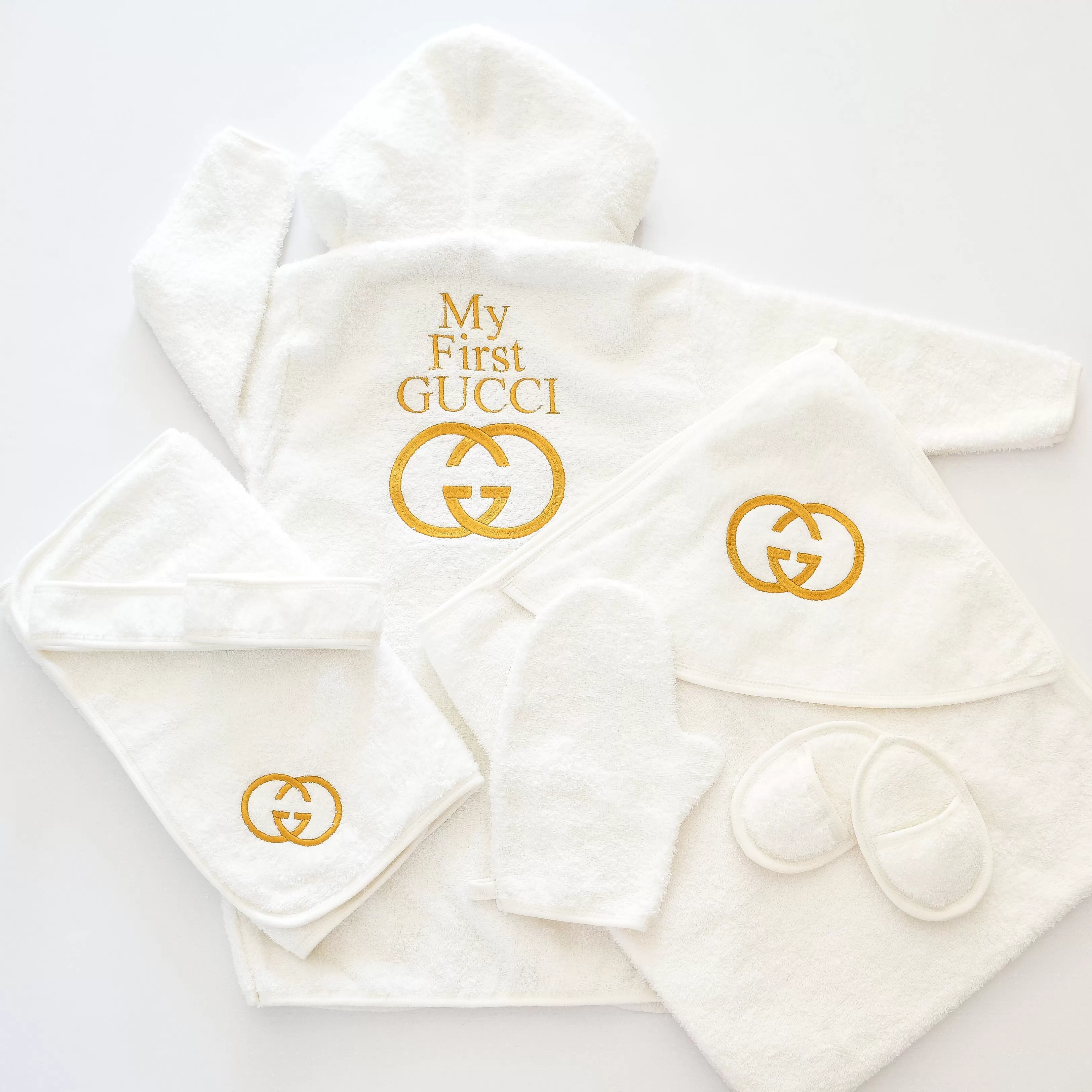 Glam Baby Hooded Bathrobe Set