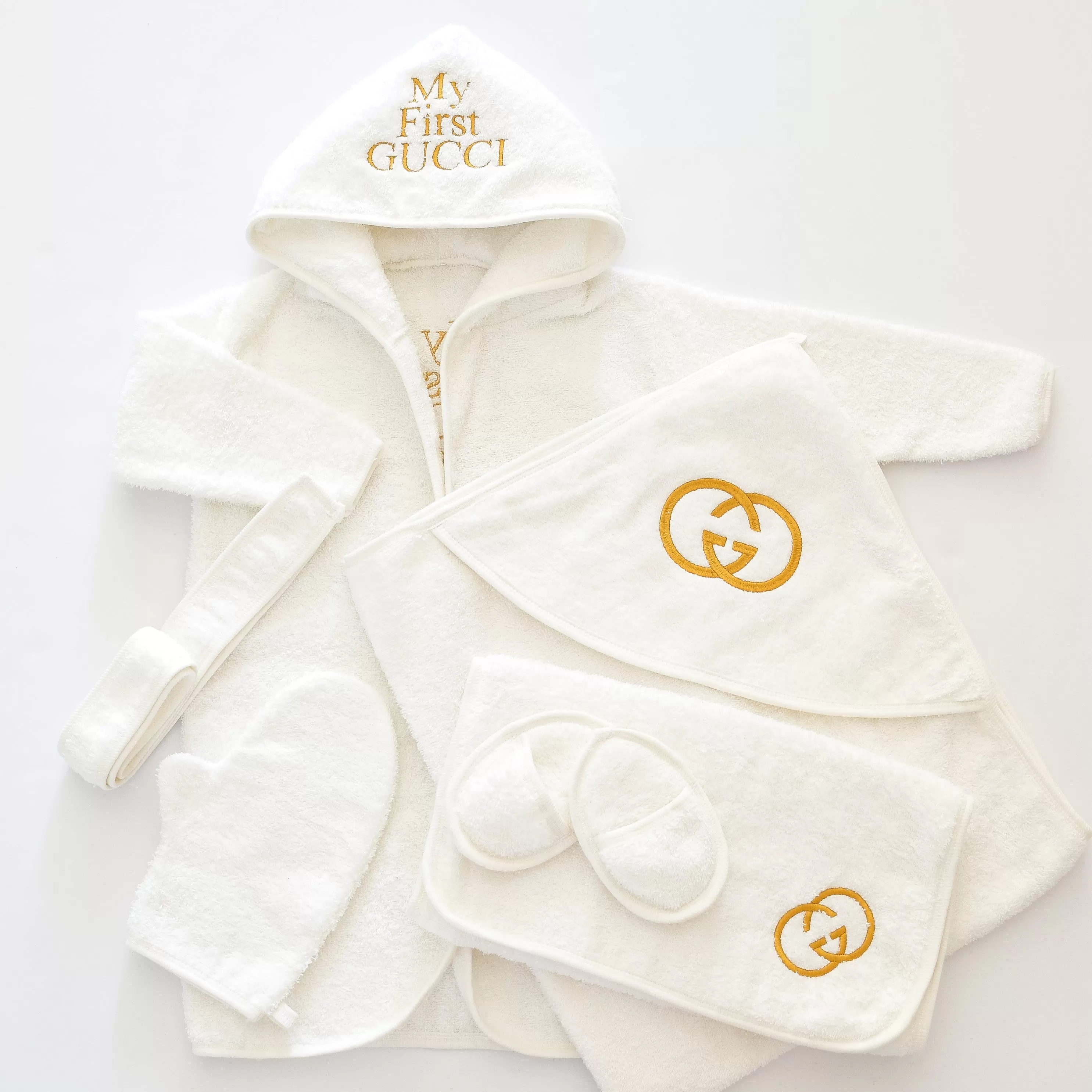 Glam Baby Hooded Bathrobe Set