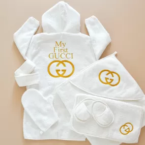 Glam Baby Hooded Bathrobe Set