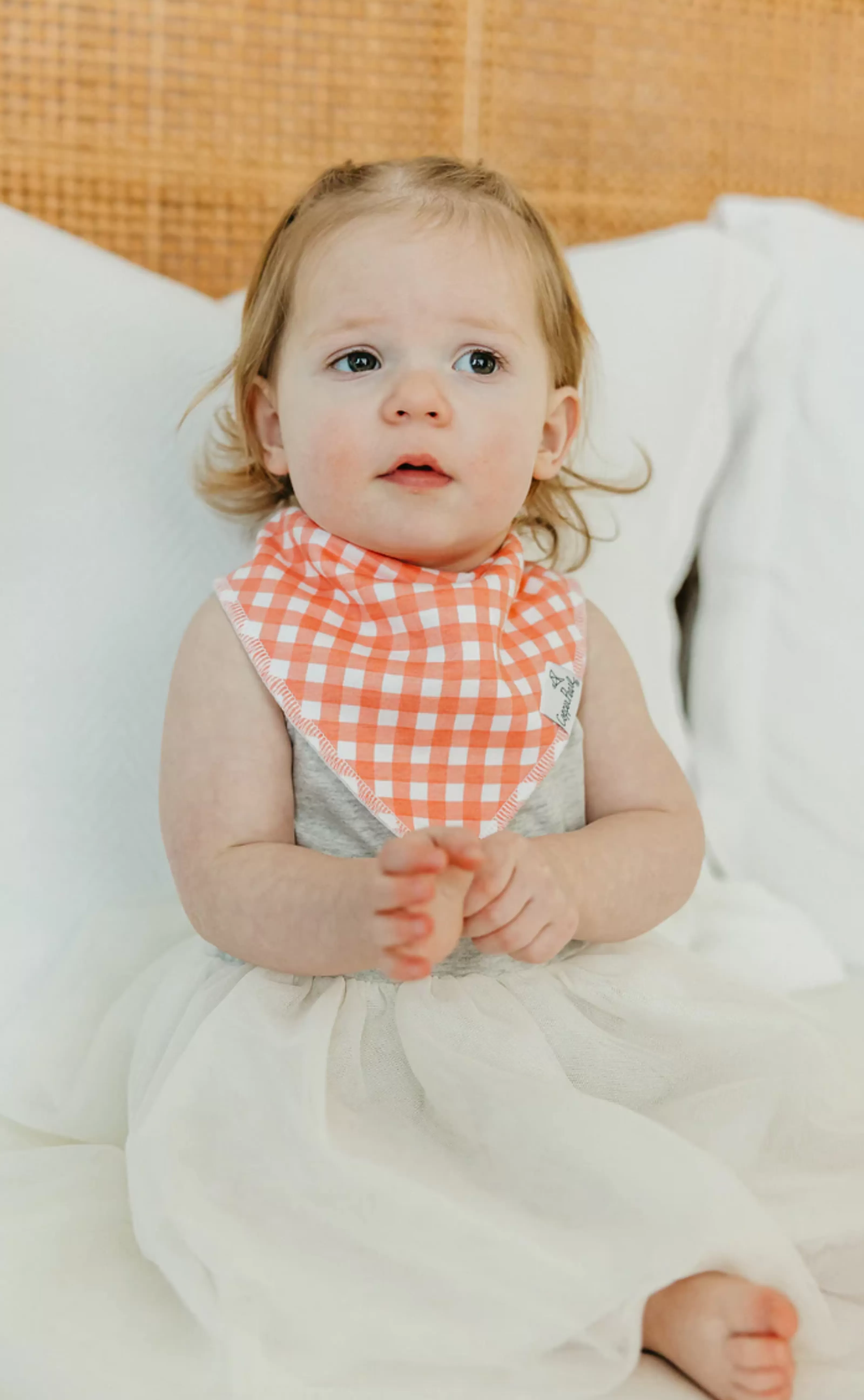 Goose Bandana Bib Set (4-Pack) | Copper Pearl