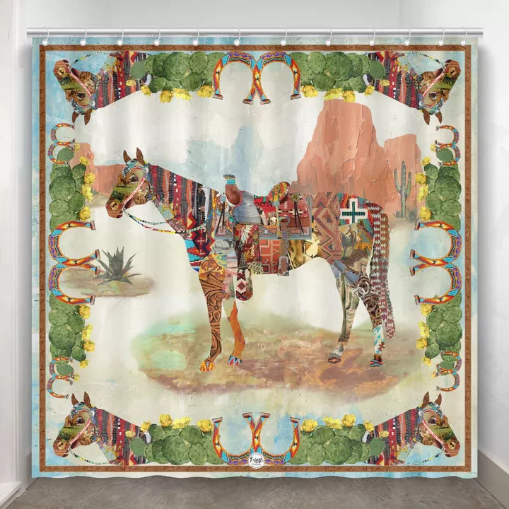 Haute Horse Shower Curtain