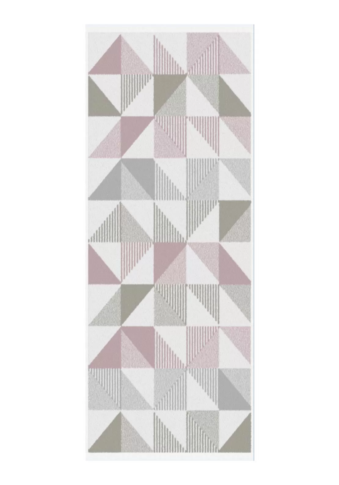 Hendra Hand Towel - Pink & Grey