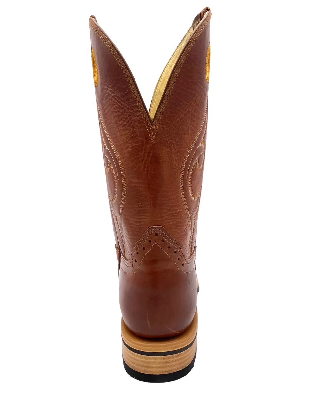 'Hondo Boots' Men's 11" Western Square Toe - Maple Crazy Horse