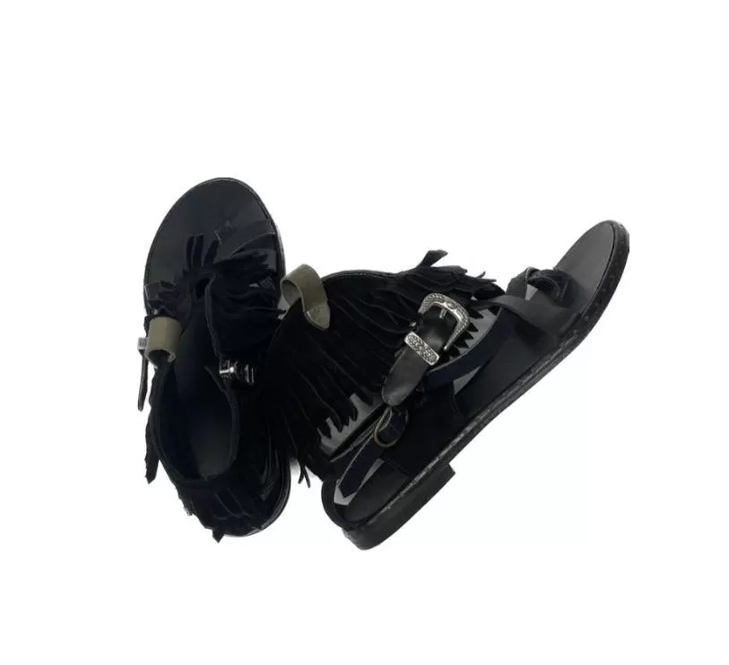 IBIZA BLACK SANDALS