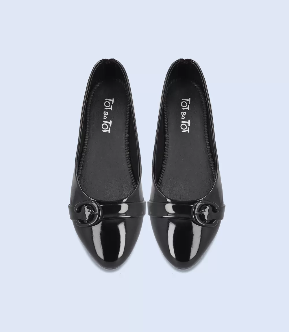 KG0047-BLACK-Girls Casual School Shoes