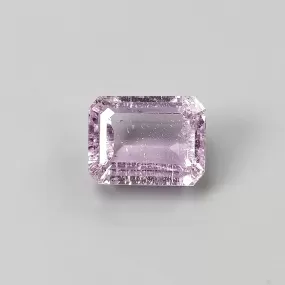 KUNZITE Gemstone Normal Cut : 3.75cts Natural Untreated Unheated Purple Kunzite Cushion Shape 10*7.5mm