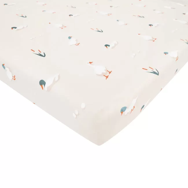 Kyte Baby Printed Crib Sheet in Duck