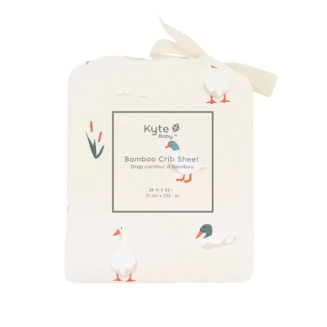 Kyte Baby Printed Crib Sheet in Duck