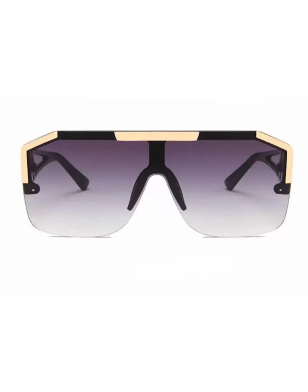 Ladies Oversized Rectangular Frame Sunglasses