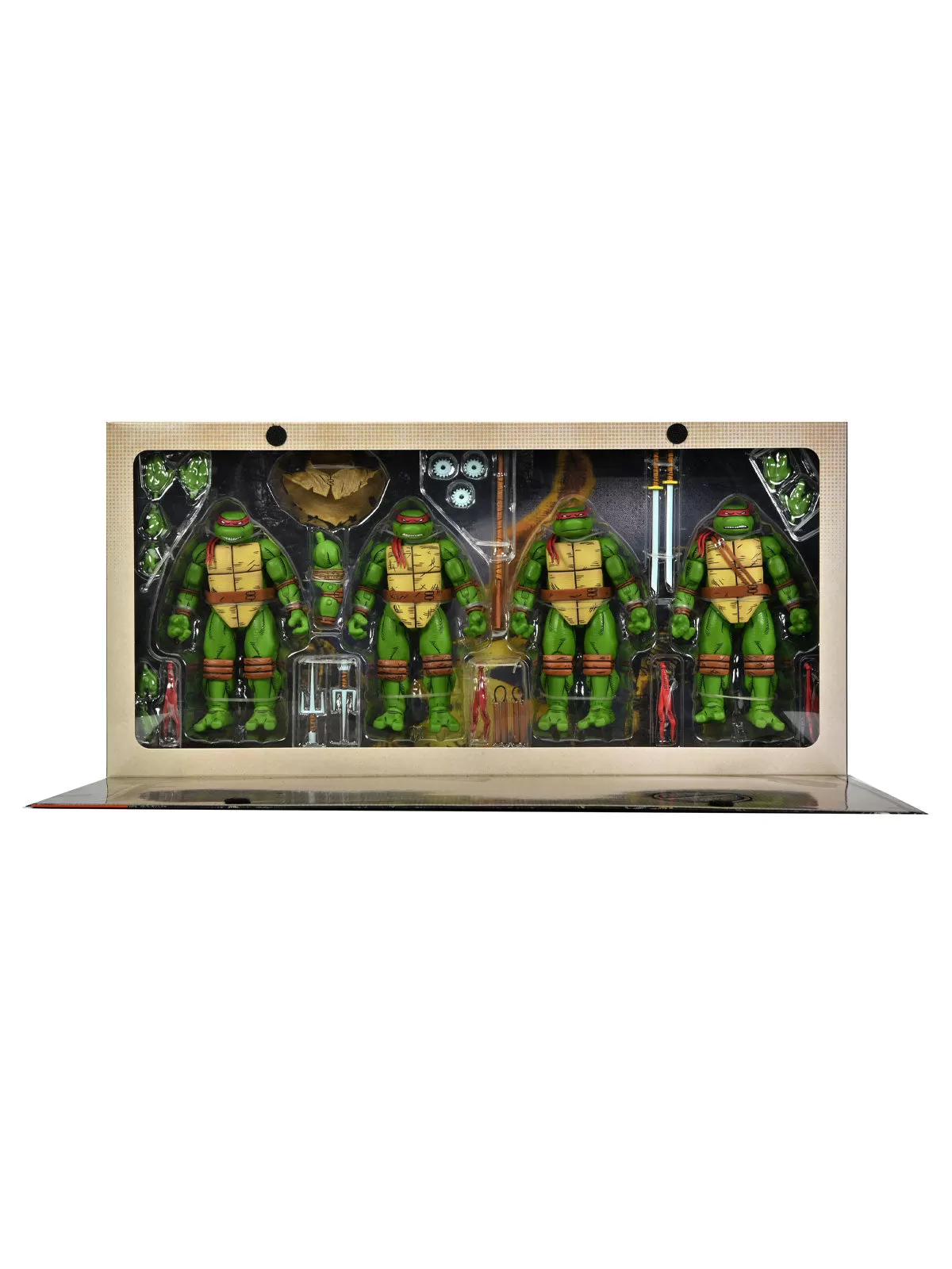 Leonardo, Raphael, Michelangelo & Donatello 4-Pack - 7 Action Figurine - Teenage Mutant Ninja Turtles: Mirage Comics - NECA Collectibles