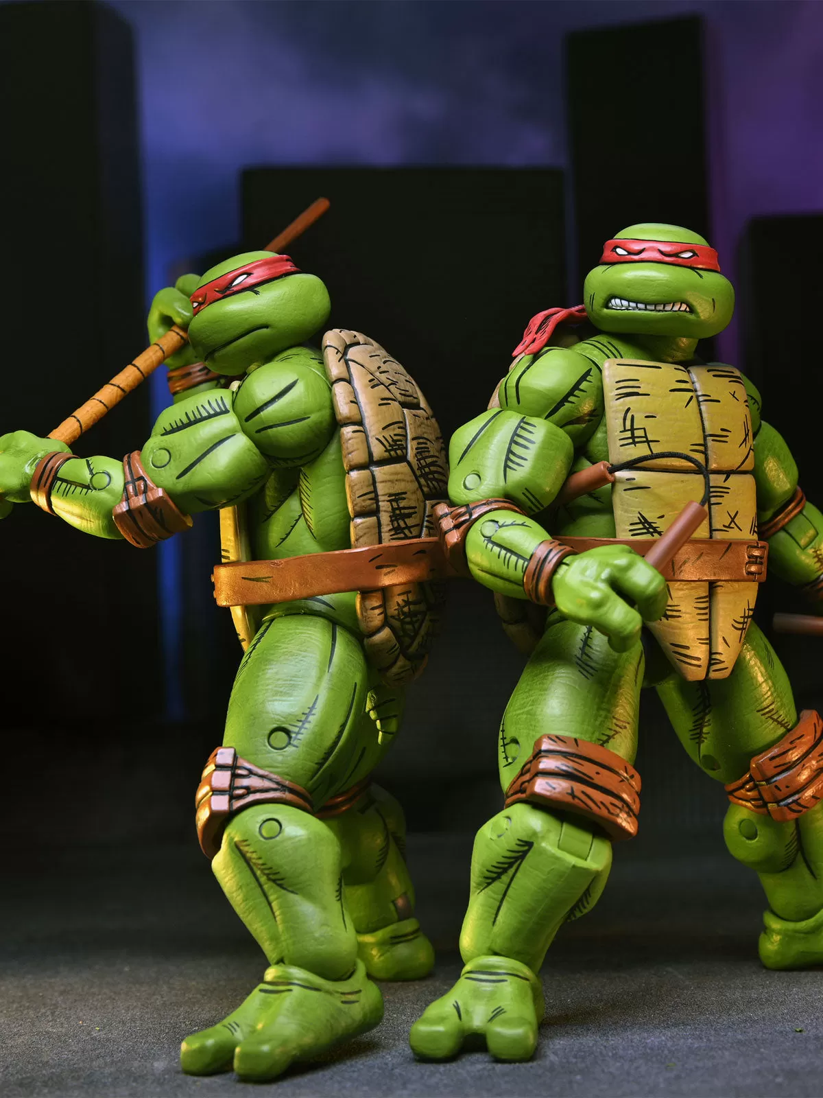 Leonardo, Raphael, Michelangelo & Donatello 4-Pack - 7 Action Figurine - Teenage Mutant Ninja Turtles: Mirage Comics - NECA Collectibles