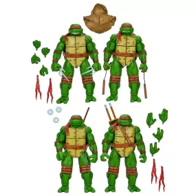 Leonardo, Raphael, Michelangelo & Donatello 4-Pack - 7 Action Figurine - Teenage Mutant Ninja Turtles: Mirage Comics - NECA Collectibles