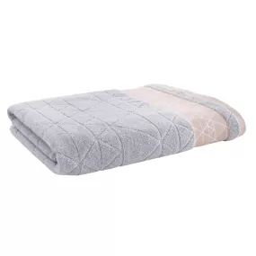 Linear Diamond Cotton Bath Sheet