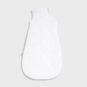 Little Green Sheep Organic Baby Sleeping Bag, 1.0 Tog - White Rice (6-18m)