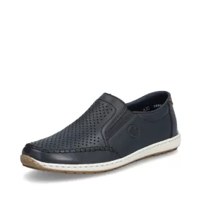 Men's Rieker 08868 Slip On Shoe Navy Blue