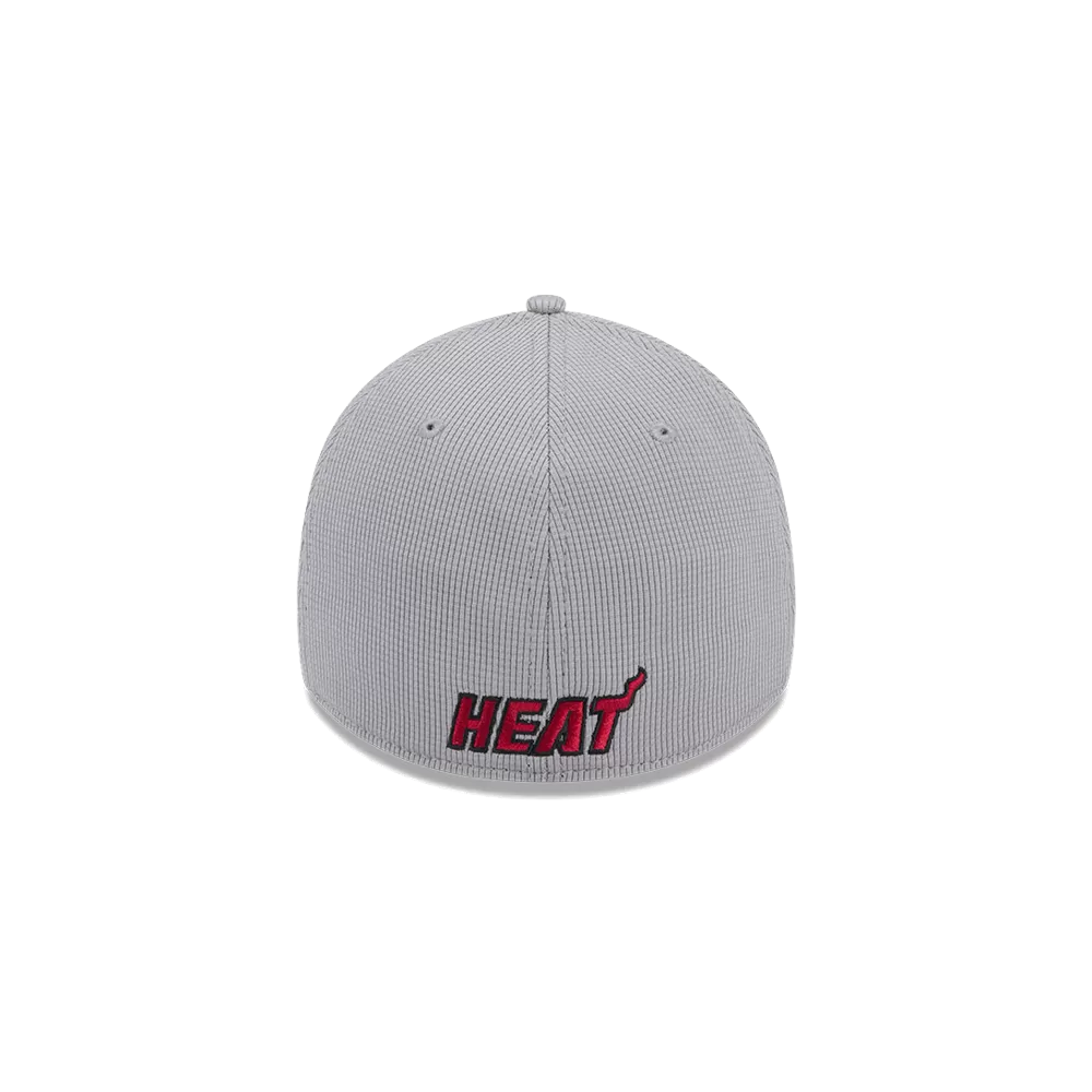 New Era Miami HEAT Grey Flex Fit Hat