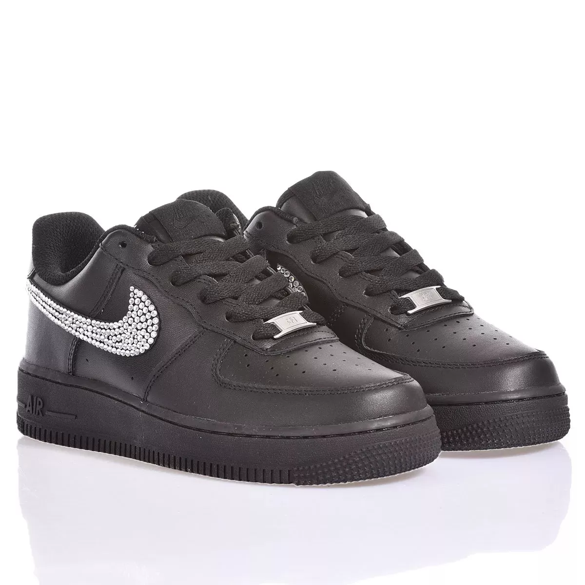 Nike Air Force 1 Swarovski Black (Custom Sneaker)