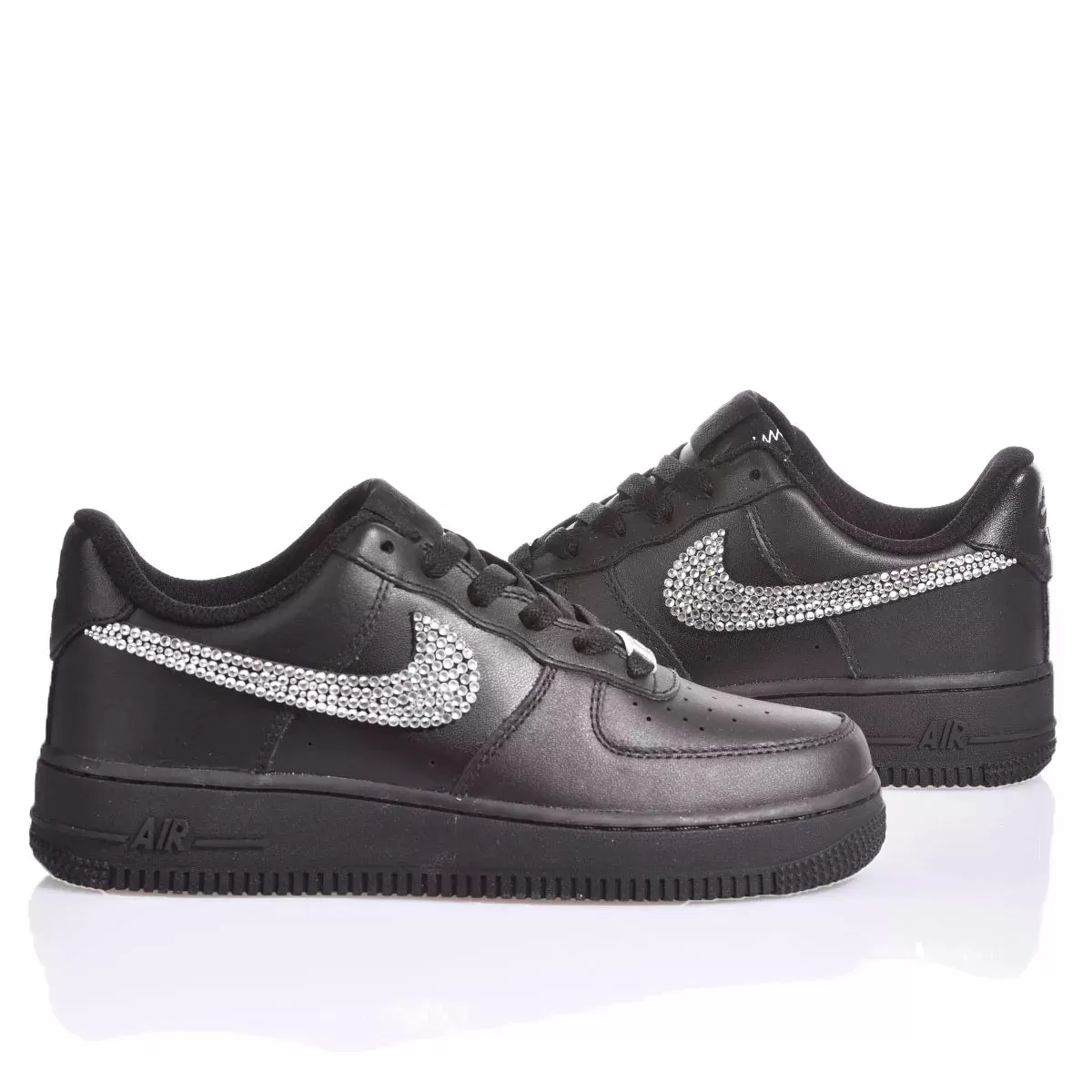 Nike Air Force 1 Swarovski Black (Custom Sneaker)