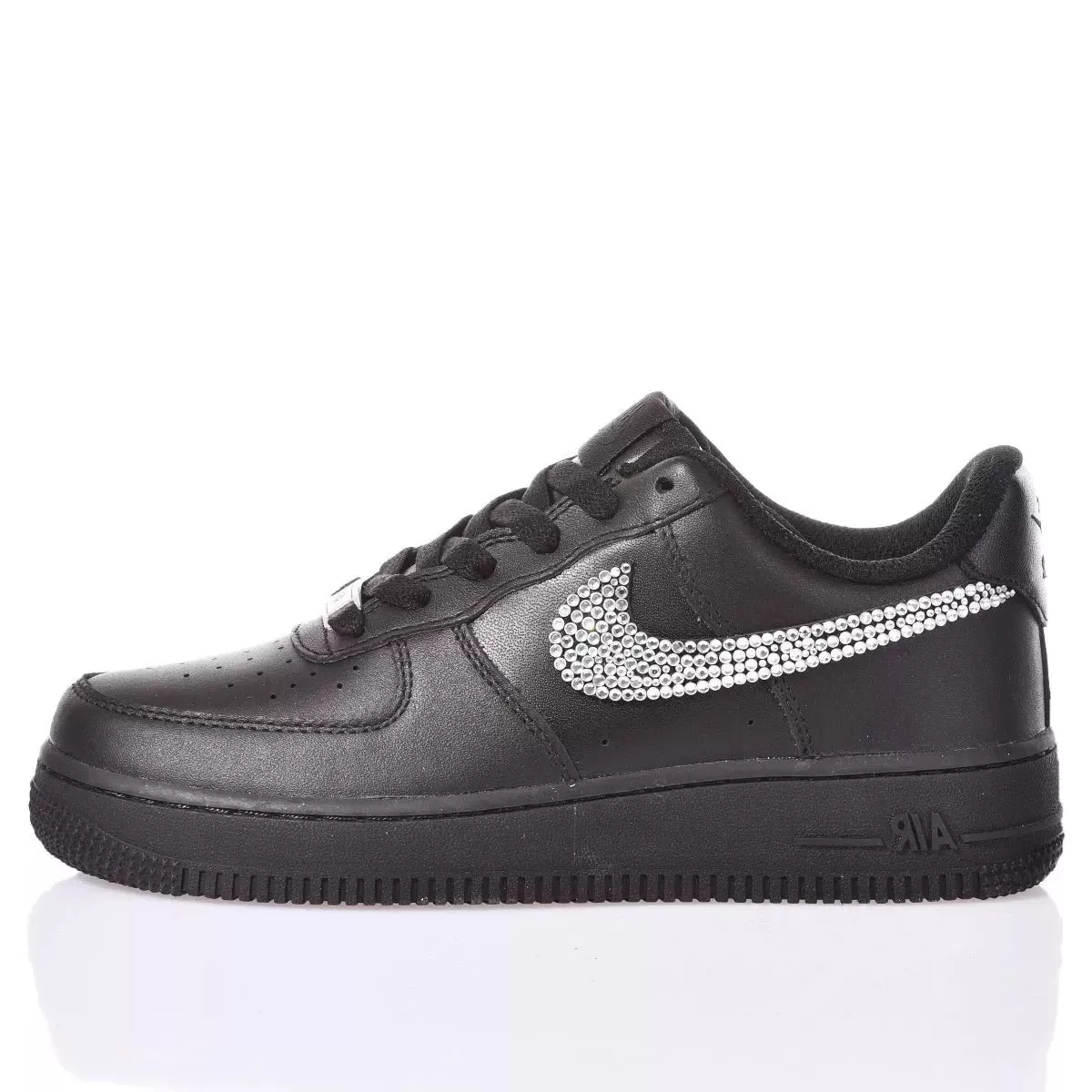 Nike Air Force 1 Swarovski Black (Custom Sneaker)