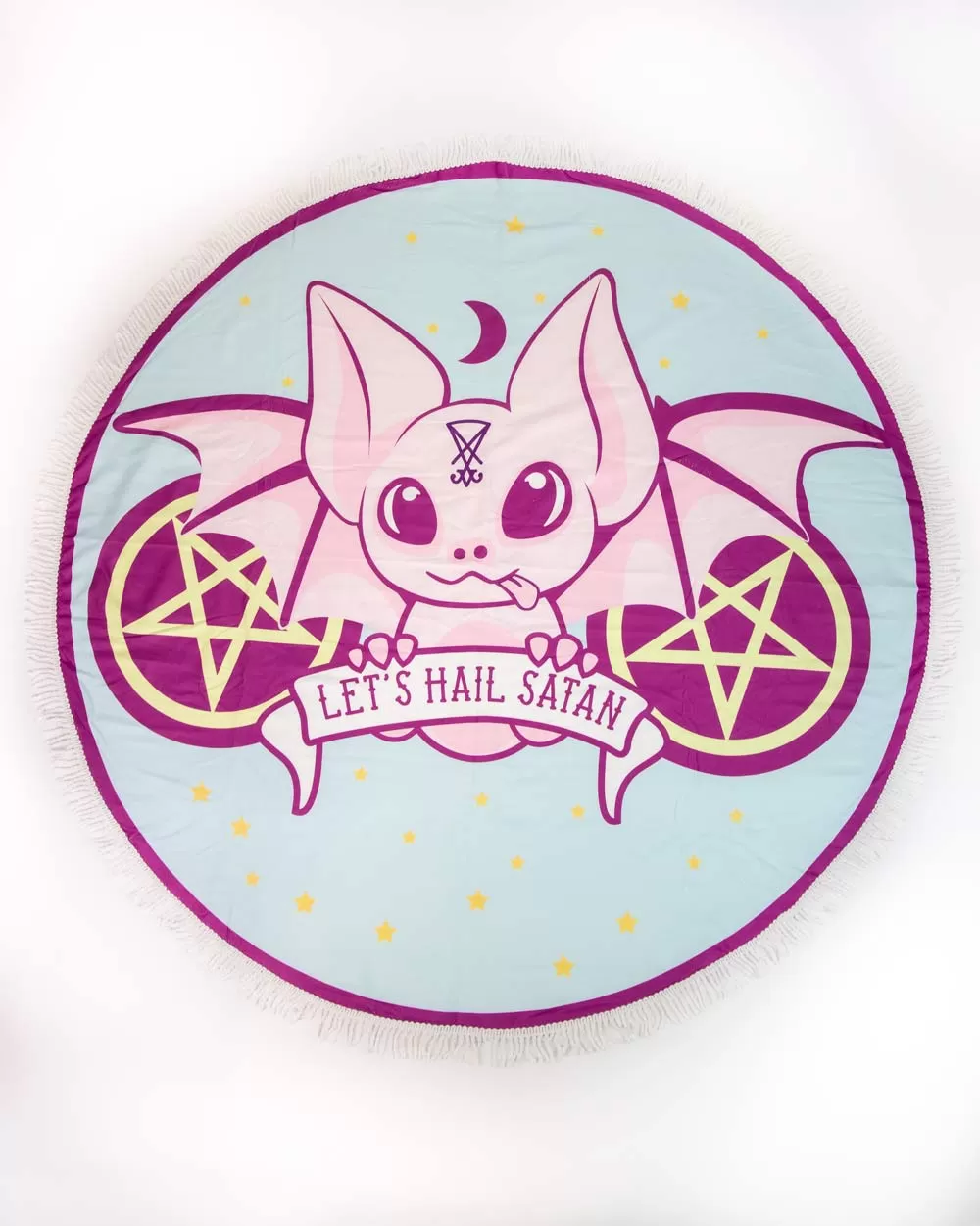 Pigbat Round Towel