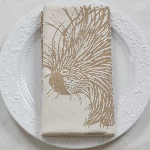 Porcupine Cotton Tea Towel & Napkins