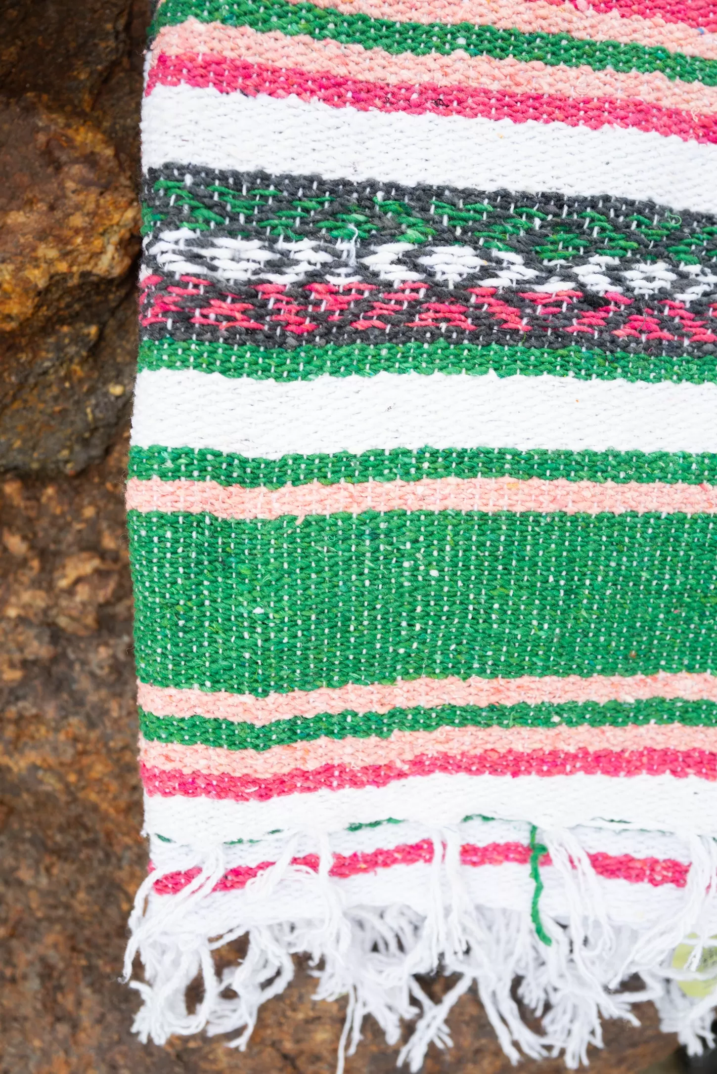 Recycled Mexican Falsa Blanket