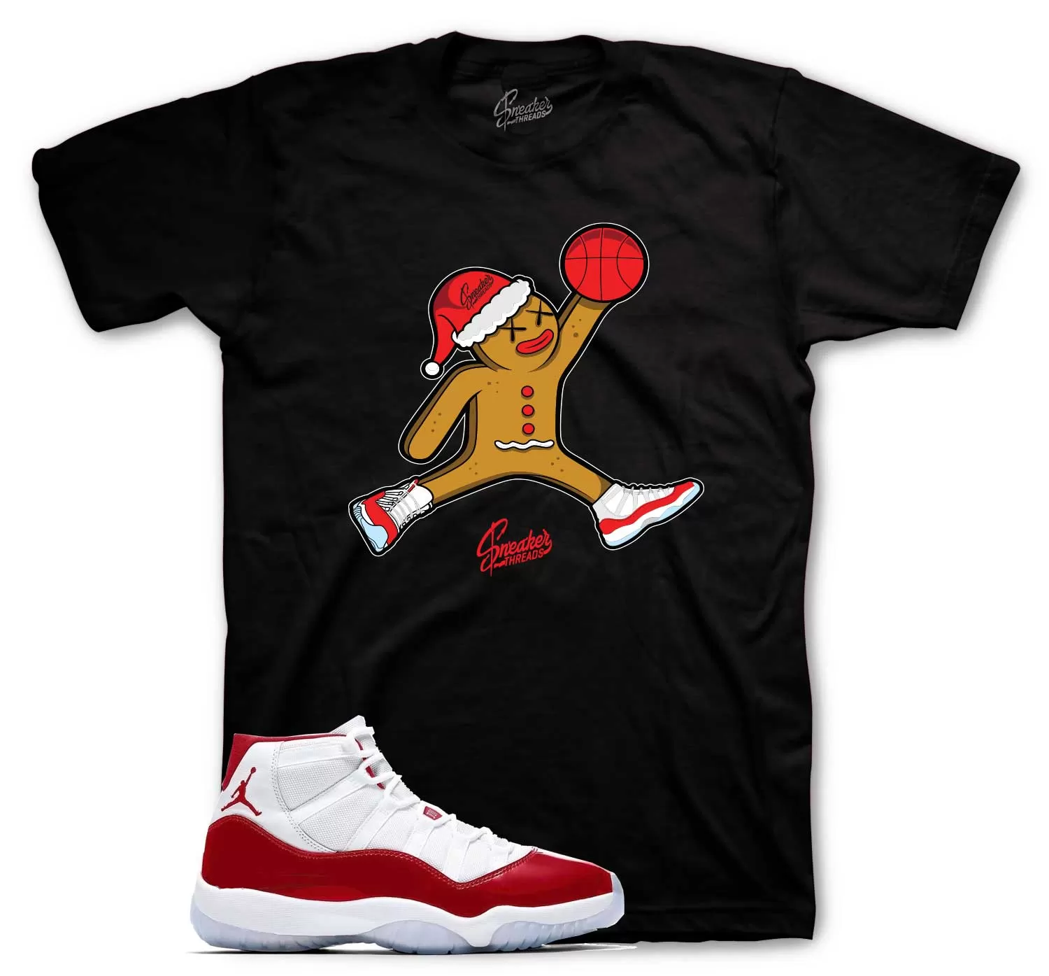 Retro 11 Varsity Red Shirt - Ginger Air