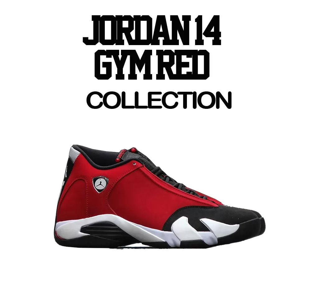 Retro 14 Gym Red Shirt - Living Life - Gym Red