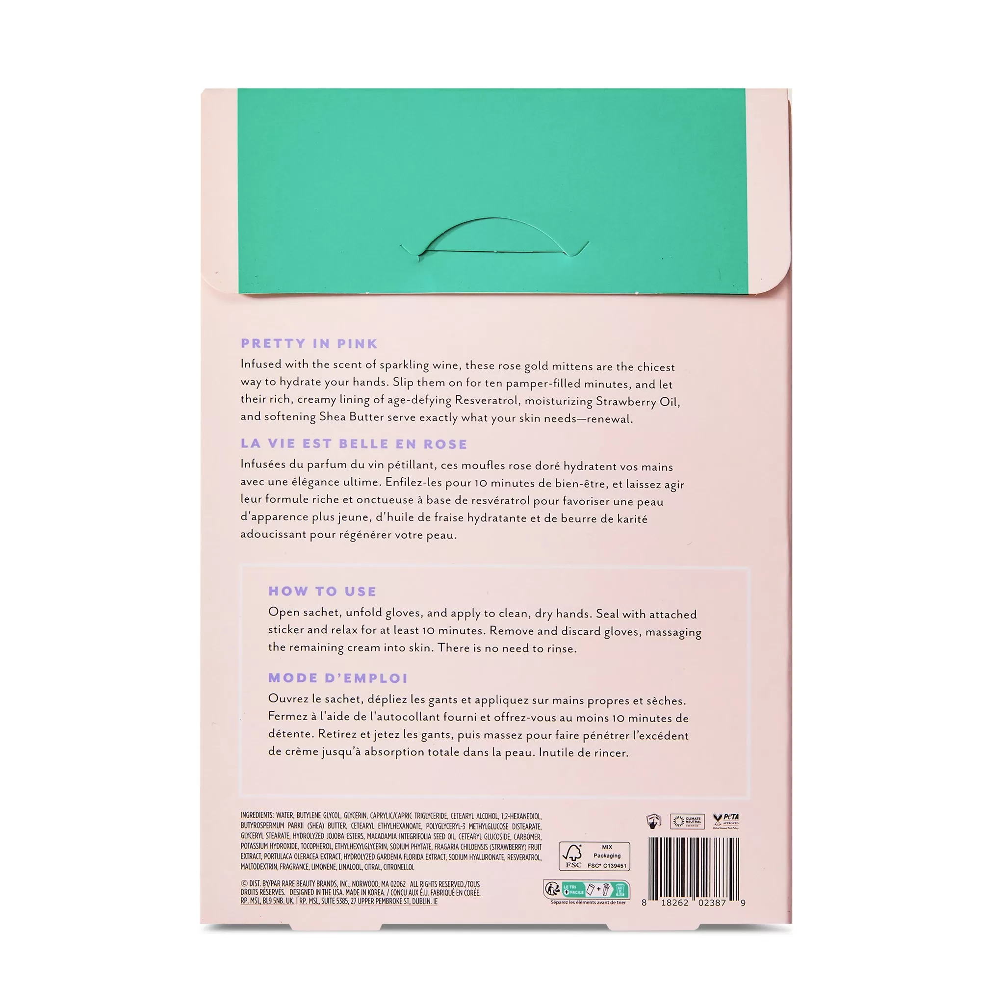 Rosé Fingers- Renewing Hand Mask